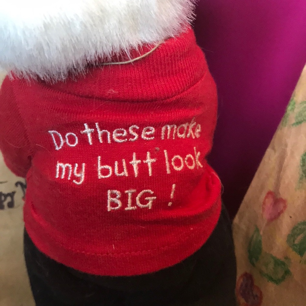 🤗Does this make my butt look big teddy bear